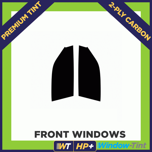 For BMW 3 Series Convertible 95-00 Carbon Pre Cut Window Tint Front Premium HP+ - Picture 2 of 10