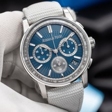 Audemars Piguet Code 11.59 Chronograph 41mm Blue Dial 26393ST NEW & UNWORN 10