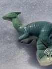 Vintage Parasaurolophus Dinosaur Figurine Ceramic Made in Brazil 6” — photo 4