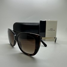 NEW COACH Sunglasses Tortoise Gold Brown Gradient HC8246 541713 55mm AUTHENTIC