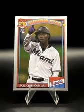2021 Topps Archives - 1991 Topps Bazooka Shining Stars Jazz Chisholm 91BZ-14 /50