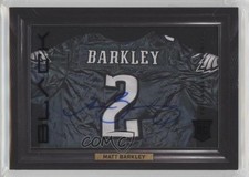 2013 Panini Black Rookie Shadow Box Signature Jerseys 6/49 Matt Barkley Auto 5x0