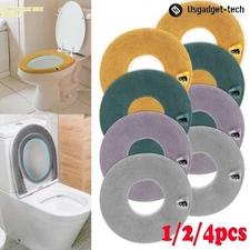 Bathroom Closestool Mat Washable Toilet Seat Cover Soft Pad Cushion Winter Warm