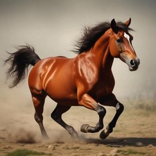 5D Horse Diamond Art Kits for Adults, Large Full Round Drill Animal Diamonds Pai