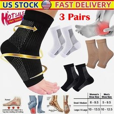 3PK Medical Compression Stockings Neuropathy Vital Socks Ankle Pressure Socks