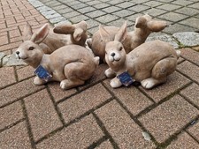  Osterhase Deko Figur – realistische Hasenfigur 26 cm – 1,86 kg – hochwertig