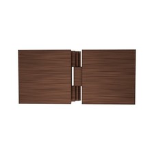 Adjustable Square Glass To Glass Mount Clip Antique Copper Finish