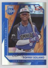 2021 Panini Elite Extra Edition Aspirations Blue 95/249 Yoffry Solano #189 v1x