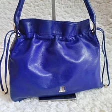 LANVIN en Bleu 2way Shoulder Bag Drawstring Blue 13.3 inch