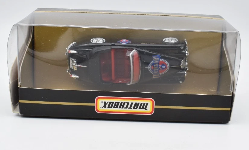 Matchbox Dinky Jaguar XK 150 nero AFL Australia 100 anni. DieCast.... - Immagine 4 di 4