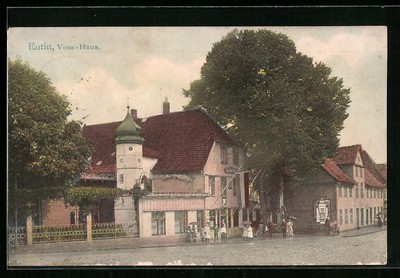 Eutin, Voss-Haus, Ansichtskarte 1911 