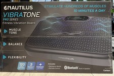 Nautilus Vibratone Pro Series Tavola vibrante fitness con bande di resistenza