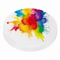 50 BläTter Aquarellpapier Rund 11 Zoll 140Lb/300 Gsm Kaltgepresst