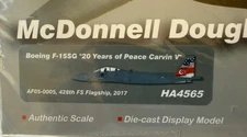 1/72 HOBBYMASTER HA4565 Boeing F-15SG “20 Years of Peace Carvin V” 428th FS