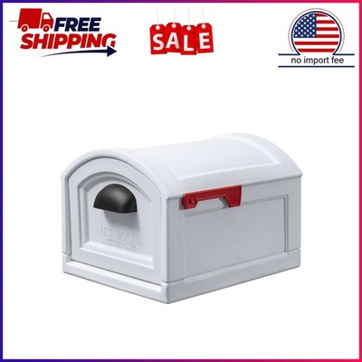 Step2 Classic White XL Town-to-Town Post-Mount Mailbox