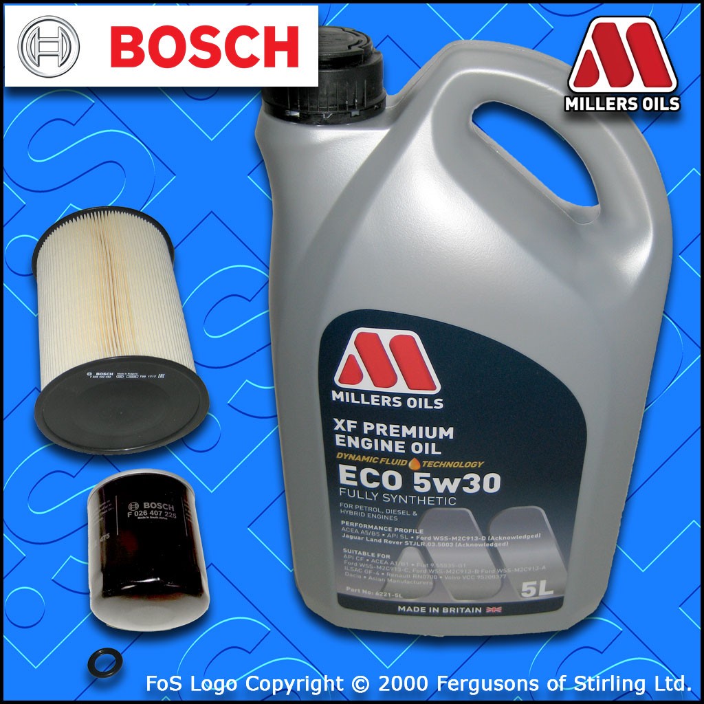 SERVICE KIT for VOLVO V50 1.8 16V OIL AIR FILTERS +5w30 ECO OIL (2007-2012)