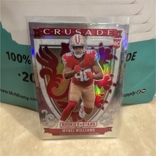 2025 Panini Rookies & Stars Crusade Mykel Williams #25 Silver Prizm (RC) 49ers