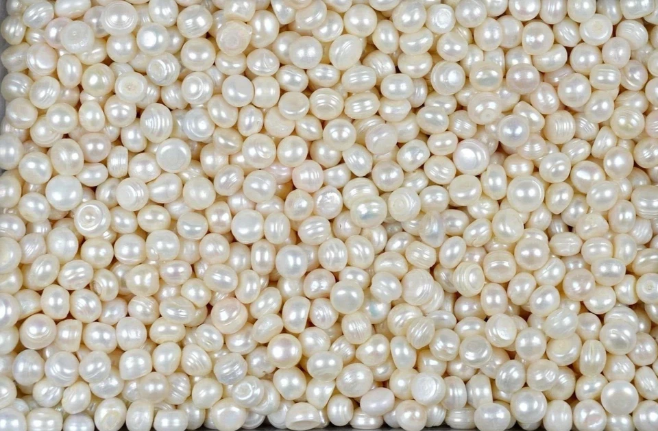 A+ 1000 Ct Australian White Pearl Loose Gemstone Natural Round Cut Certified LOT - Image 2 of 2
