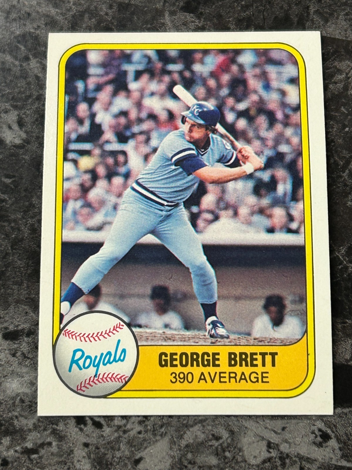 1981 Fleer George Brett #655 @QK06