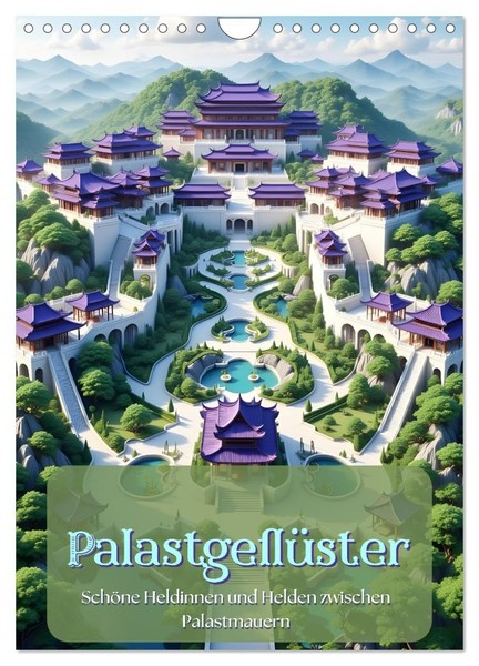 "Calendar 2027 · UK Version · Palace Whispers (Wall Calendar 2027 8\" × 12\" Portra"-image