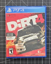 PlayStation 4 DiRT 4 Custom Insert Case - NO Game NO Manual