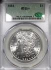 1884-P Morgan Dollar CAC MS65+ PLUS Gem Quality $1
