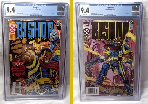 Bishop #1 & #3 Both CGC 9.4 Foil Cover Marvel Comics 1994