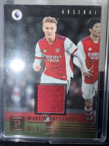 2021-22 Martin Odegaard Panini Chronicles Patch Arsenal Soccer Card /249