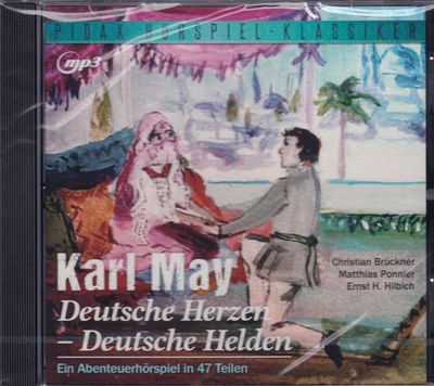Karl May Deutsche Herzen Deutsche Helden Hörspiel MP3 CD Pidax Abenteuer #K2464 - Bild 1 von 4