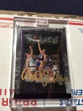 Kareem Abdul-Jabbar 2020-21 Panini One and One Timeless Moments Purple  Auto /25