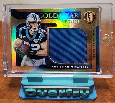 2020 Panini Gold Standard - Gold Gear Relics Christian McCaffrey #GG37 /199 (MEM