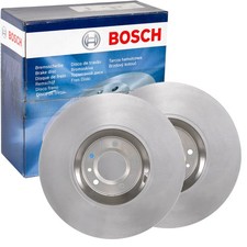 2X BOSCH BREMSSCHEIBEN Ø330mm VORNE PASSEND FÜR CITROËN C6 PEUGEOT 407 607