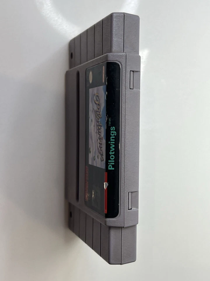 Pilotwings SNES Super Nintendo Authentic Game Cart Flight Simulator Pilot Wings - Image 4 of 4