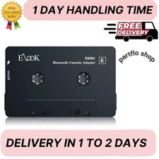 Elook Car Audio Receiver, Bluetooth Cassette Receiver Tape Aux Adapter
