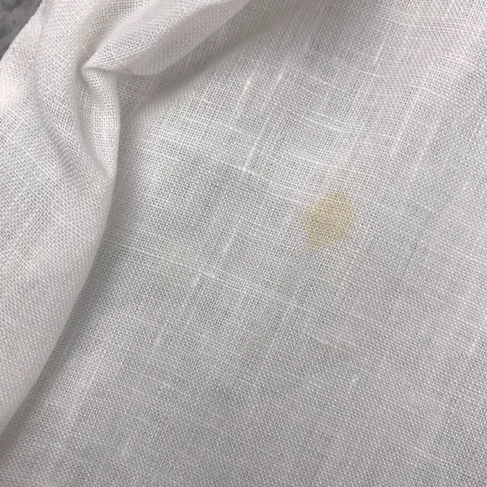 Baird McNutt Murano рубашка мужская XLT белый сплетенный 100% льняной длинным рукавом новый дефект - Изображение 3 из 4