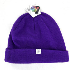 Coal Purple Cuff Beanie Hat - Super Soft Acrylic Unisex One Size NWT