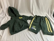 Carters 6 Month Baby Hooded Jacket And Pants Set Green