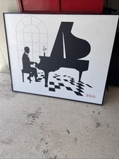 LEE REYNOLDS HUGE ABSTRACT  MID CENTURY MODERN VINTAGE OIL CANVAS