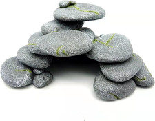 Simulation Cobblestone Fish Hideout Aquarium Decoration Reptile Hide Cave Betta