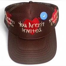 HYDE PARK Triple Shot Espresso “You Aren’t Invited Trucker Hat -Bagged Brand New