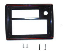 New Dash Radio Ac Control Bezel Black Wred Strip 86-88 Monte Carlo 9002