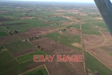 PHOTO  THORPE BANK AND RAILWAY FROM BELLWATER JUNCTION TO FIRSBY JUNCTION: AERIA