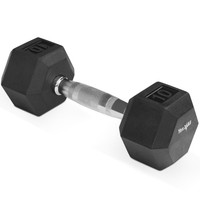 Yes4all Rubber Hex Dumbbell (single) 5 10 15 20 25 30 35 To 45 Lbs 10.0 Pounds on sale Yes4all Rubber Hex Dumbbell (single) 5 10 15 20 25 30 35 To 45 Lbs 10.0 Pounds on sale