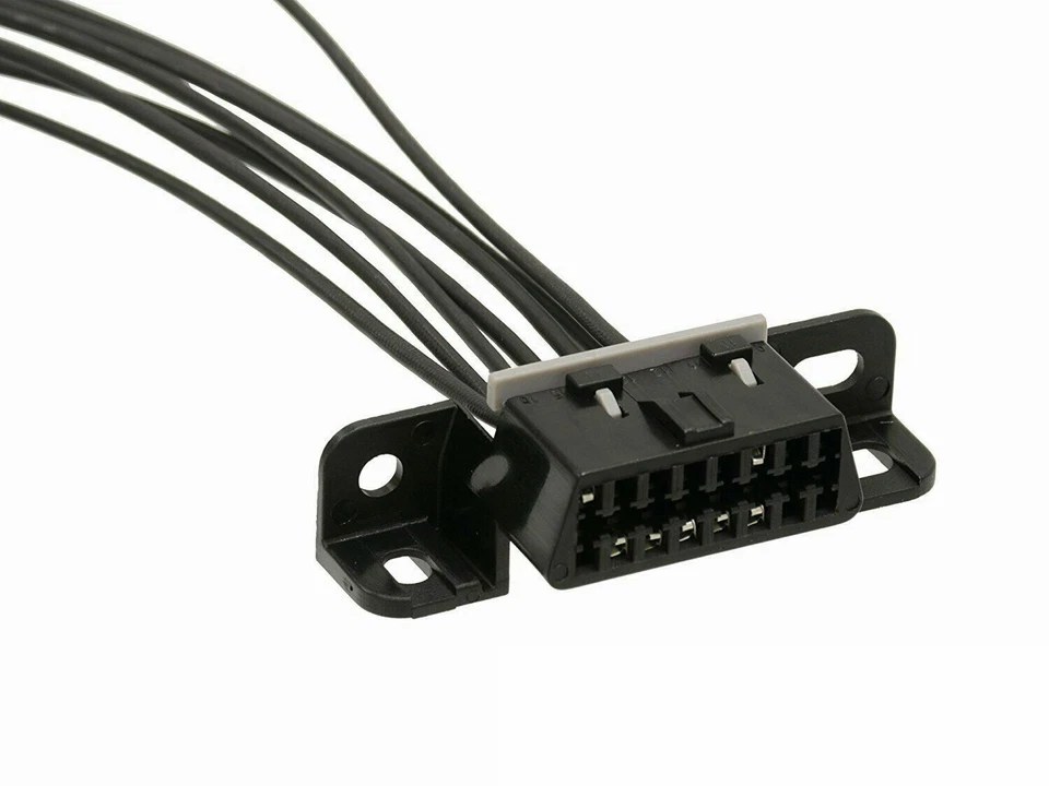 Conector de arnés de puerto serie OBDII OBD2 coleta enlace de datos para Jeep Foto 2 de 3