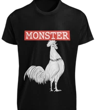 Monster Cock Big Dick Energy T-SHIRT Rude Humour Rooster Joke Meme Guy GIFT TOP
