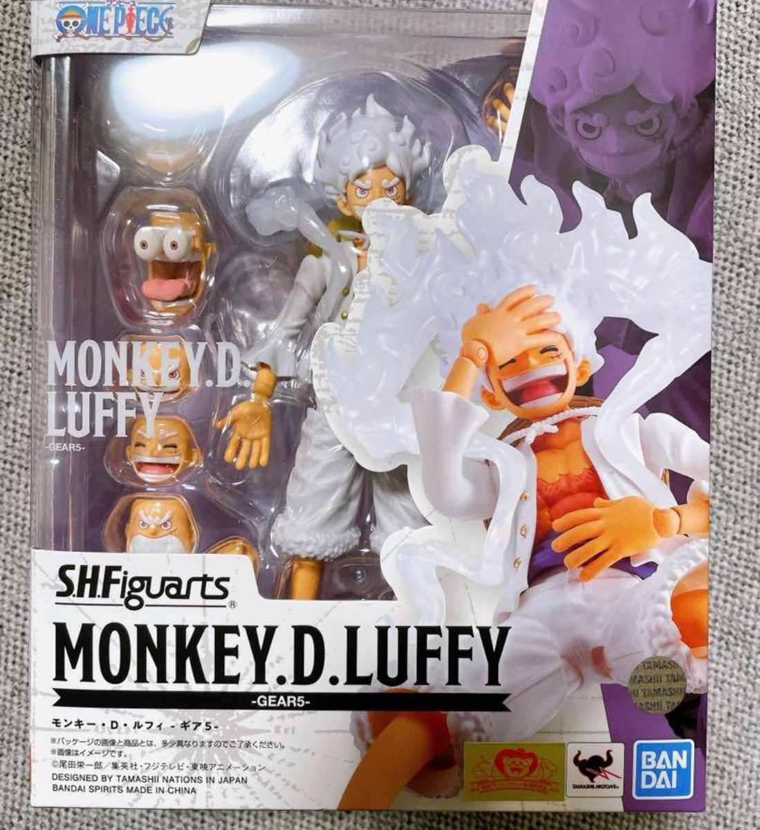 SHFiguarts モンキー・D・ルフィ GEAR5 再販版 S.H. Figuarts Monkey D. Luffy Gear 5 One Piece Action Figure