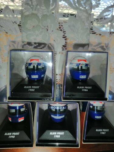 Minichamps 1/8 Alain Prost Helmet Set - Afbeelding 1 van 6