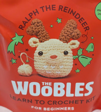 The Woobles Learn to Crochet Kit RALPH THE REINDEER 5.5" High SIP
