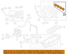 FORD OEM 11-19 Fiesta Engine Parts-Intake Manifold Gasket 4M5Z9439A
