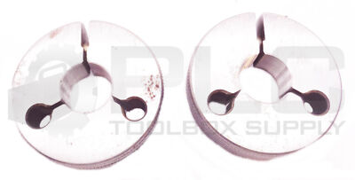 SET OF 2 ATLAS 3/4-40NS-2 THREAD RING GAGES GO PD.7328 NOGO PD